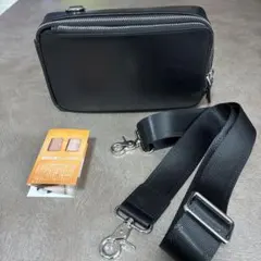 新品未使用 石井竜也デザイン 革の化粧品入れ バニティーポーチ ミラー