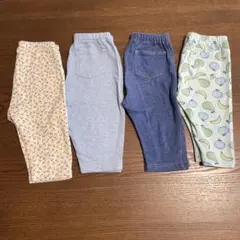 ユニクロ　レギンス　7分丈　4枚セット