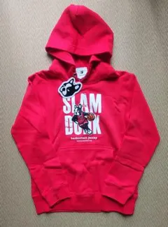 【バスケットボールジャンキー】パーカー 130サイズ レッド