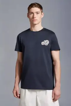 モンクレール　tシャツ　ダブルワッペン　moncler 正規品
