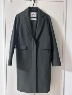 SLOBE IENAスローブイエナ・ダークグリーン ウールチェスターコート 38