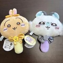 超まじかるちいかわ　ぬいぐるみミラー　モモンガ うさぎ セット