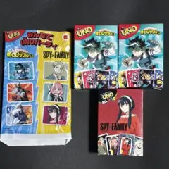マクドナルド 僕のヒーローアカデミア SPY×FAMILY UNO 3点セット