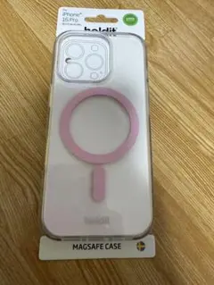 holdit iPhone 16 Pro Magsafeケース クリア/ピンク