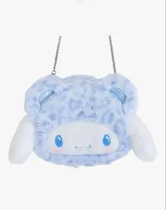 シナモロール ヒョウ柄 フェイス形2WAYポシェットサンリオギャルクマ
