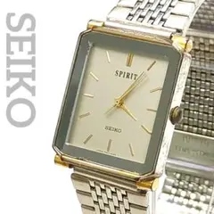ジャンク良品 SEIKO SPIRIT ボーイズ メンズ スクエア ゴールド - メルカリ
