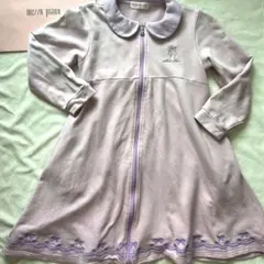 mezzo piano メゾピアノ ラベンダー ジップ ワンピース 130cm