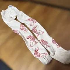 ウサギプリント ベビーレギンス