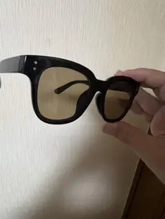 オーバースクエアサングラス ブラウンレンズ