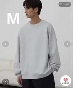 WYM LIDNM EXTRA FINE COTTON LOOSE SWEAT