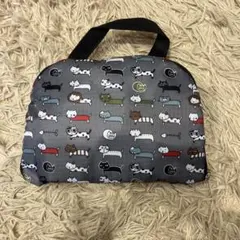 猫デザインの広げられるバッグ