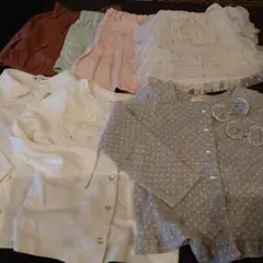 春夏セット17点美品メゾピアノ他120まとめ売り女の子