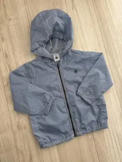 【美品】プチバトー ミラレ ウィンドブレーカー 18m 81cm