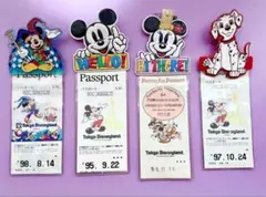 ★レア★ ディズニー　レトロ　チケット　パスポートホルダー
