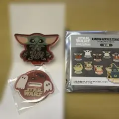 スターウォーズ　マンダロリアン グローグー　アクリルスタンド ハロウィーン　骨