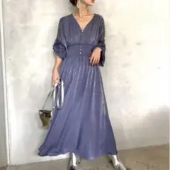 美品　Ameri vintage アメリビンテージ　オケージョンドレス Mサイズ】CLIONE SLEEVE DRESS Ameri VINTAGE（アメリヴィンテージ）の