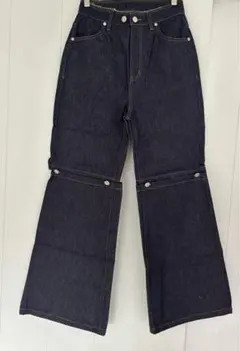 HONEY MI HONEY slit denim wide pantsのサムネイル