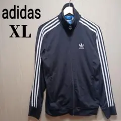 アディダスオリジナルス トラックジャケット XL ブラック 刺繍ロゴ ヨーロッパ
