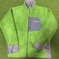 キッズ　140 mont-bell フリースジャケット グリーン