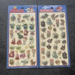 ズートピア トイストーリー 3D Seal 2枚 シール