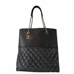 CHANEL ブラック トートバッグ　シャネル