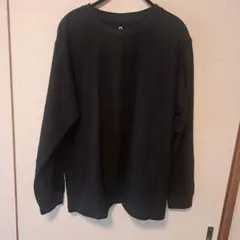 ファミマ　ブラック長袖アウターTシャツ　XL