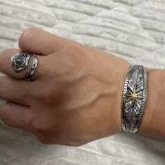 インディアンアクセ　ジュエリー　メンズ　シルバー　リング　指輪　ブレスレット