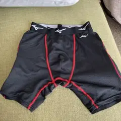 Mizuno スライディングパンツ 150 ブラック/レッド