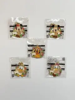 ミッキー ミニー ドナルド デイジー プルート チャーム 5個セット