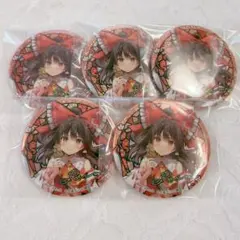 東方project ダイソー ビッグホログラム缶バッジ 3弾 霊夢