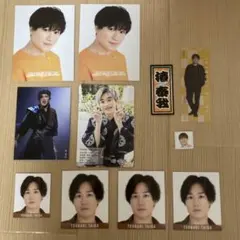 椿泰我 デタカ カレカ 厚紙 千社札 ステッカー セット