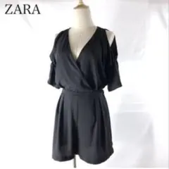 ZARA コールドショルダーロンパースのサムネイル