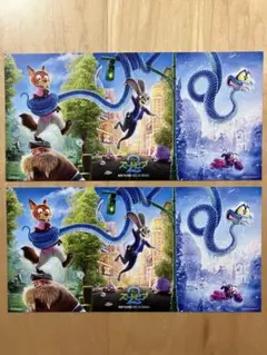 ズートピア2　映画　入場特典　２枚セット　カード　非売品