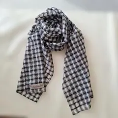 【Faliero Sarti 】チェック柄 ストール　薄手のサムネイル