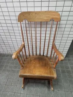 川崎市希望 珍品 スイング式 ロッキングチェア カントリー 椅子