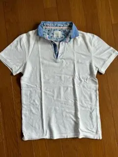 ZARA MAN ポロシャツ ホワイト Sサイズのサムネイル