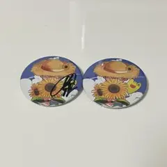 めいちゃん 缶バッジ ひまわり