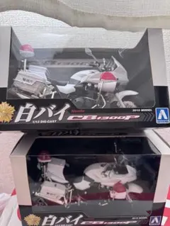 AOSHIMA 1/12HondaCB1300白バイ2010モデル廃盤新品未開封
