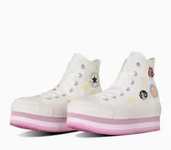 コンバース　パワーパフガールズ　厚底ハイカット