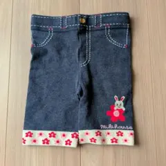 ミキハウス デニム風レギンス 80