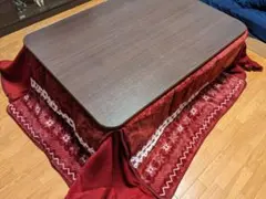 リバーシブルこたつ ダークブラウン/ライトブラウン