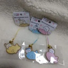 ちいかわもぐもぐ本舗 川越限定 鯛だらけな鈴付キーホルダー