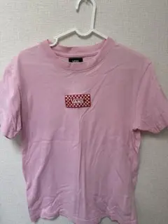 VANS 半袖Tシャツ ピンク ボックスロゴのサムネイル