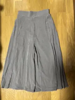 セール中　ベージュ　 ワイド　ガウチョパンツ　スカーチョ　 M