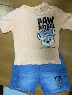 PAW PATROL Tシャツ とデニムパンツセット！