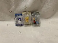 PEANUTSパッケージミニチュアコレクション　3体セット