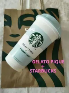 スタバ ジェラートピケ リユーザブルカップ ミントグリーン ジェラピケ コラボ