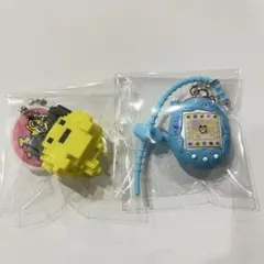 たまごっち ドットフィギュアチャームまめっち、カラフルマルチチャームけーたま