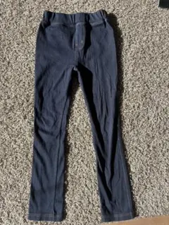 ダークブルー スリムフィットパンツ 130センチ