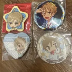 あんさんぶるスターズ　真白友也　缶バッジ4個セット